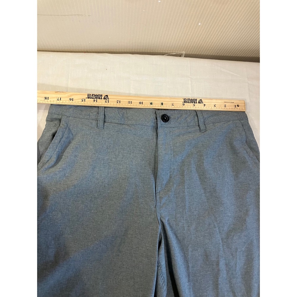 ONeill Hybrid Shorts Mens 34 Heather Gray Stretch Boardshorts Walkshorts 85773 - Picture 2 of 11